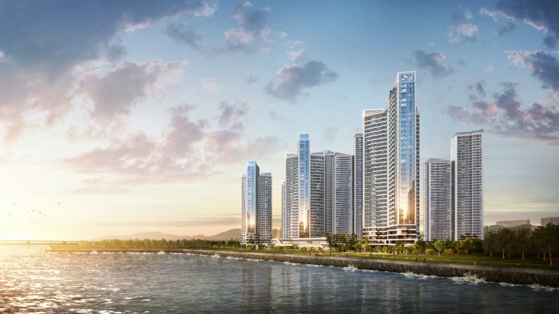 송도 럭스 오션 SK뷰 투시도.(사진=SK에코플랜트)