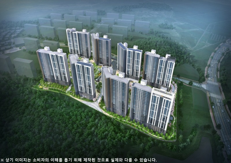 호반써밋 화성 비봉지구 B-2블록 조감도.(사진=호반건설)