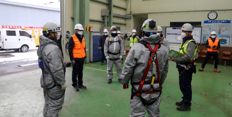 한전산업개발 김평환 대표, 현장 안전경영 실시