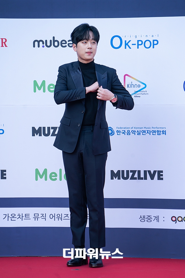 이찬원, 가온차트 포토월 행사
