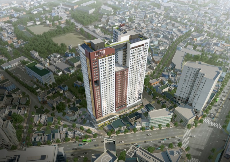 용산 원효 루미니 조감도.(사진=롯데건설)