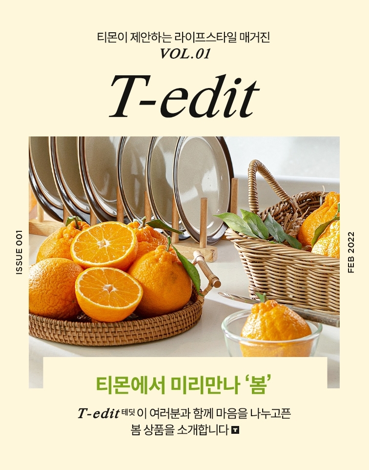 티몬, 매거진 콘텐츠 ‘테딧(T-edit)’ 첫선
