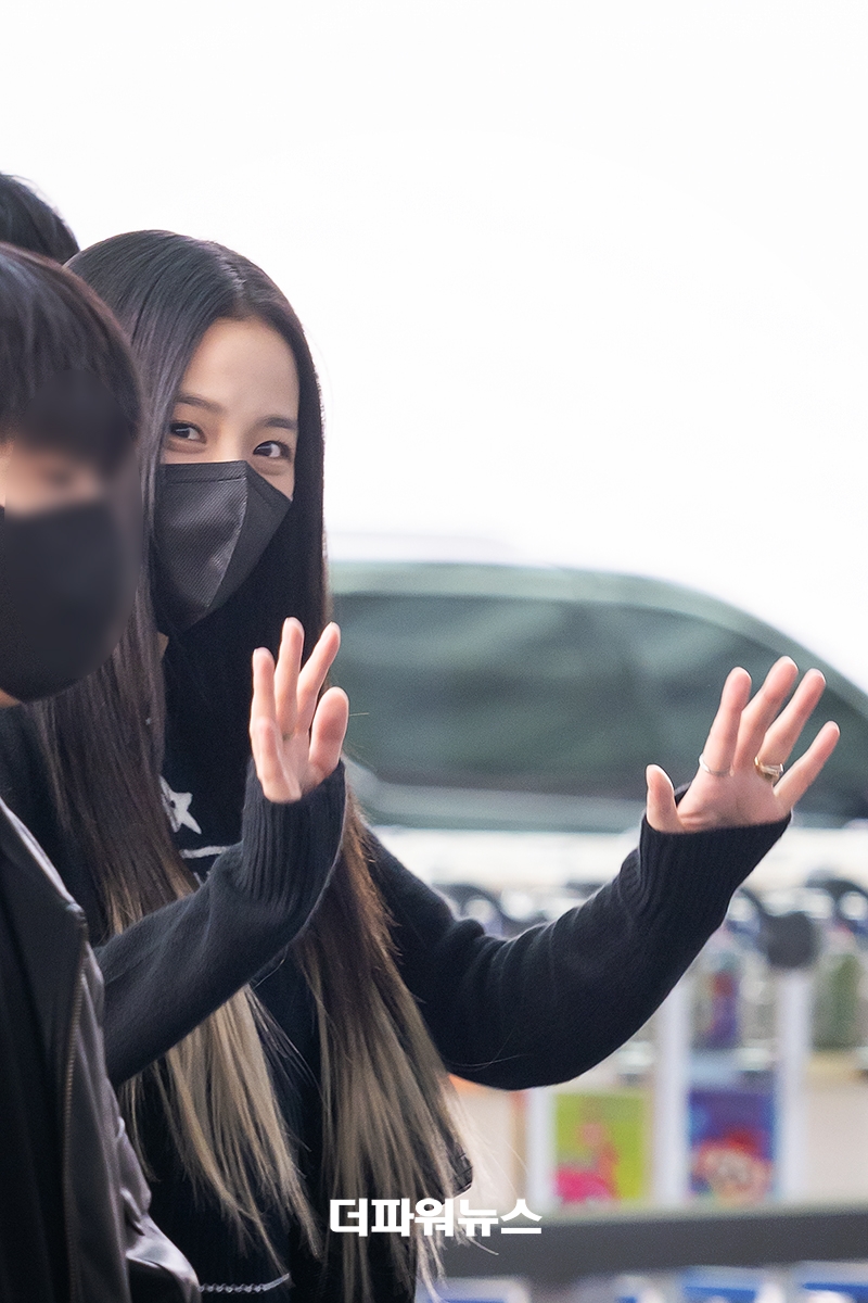 블랙핑크 지수, 인천국제공항 출국