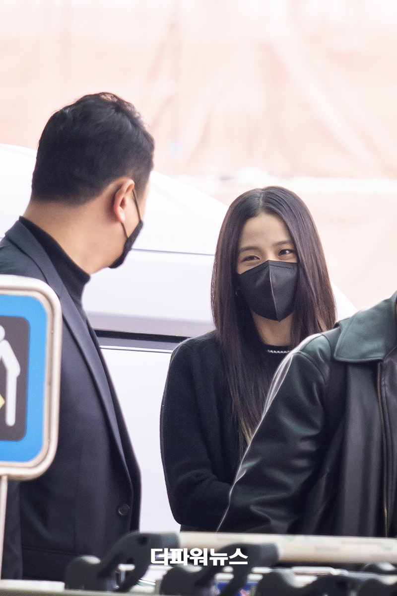 블랙핑크 지수, 인천국제공항 출국