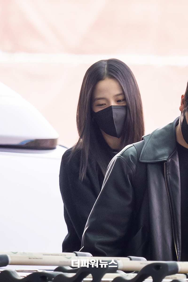 블랙핑크 지수, 인천국제공항 출국