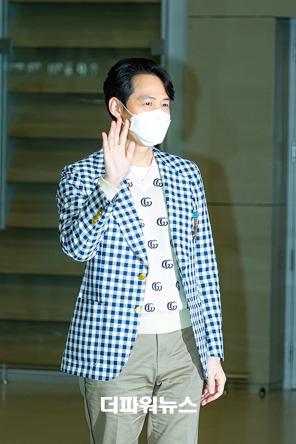 이정재, 인천국제공항 입국
