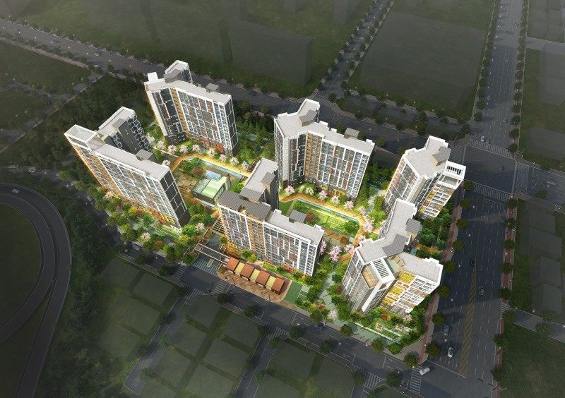 원주 관설동 조감도.(사진=반도건설)