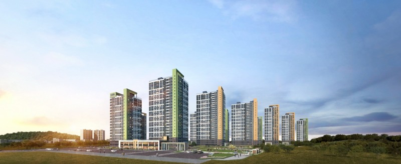 화성 유보라 아이비시티 투시도.