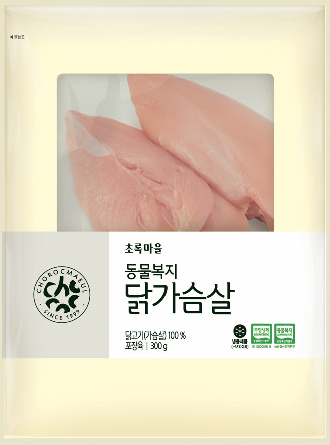 초록마을, 동물복지 닭가슴살 판매