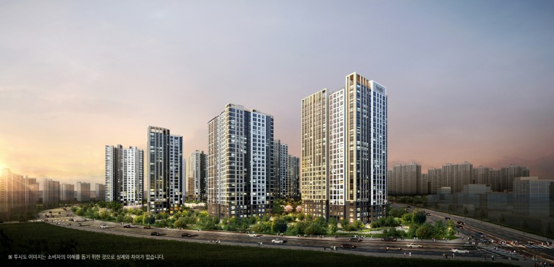 오송역 파라곤 센트럴시티3차 투시도.(사진=동양건설산업)