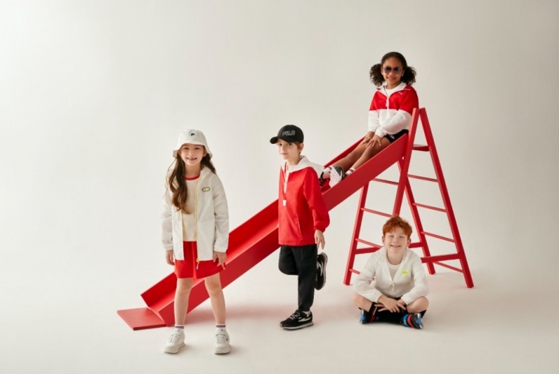 휠라키즈 2022 스프링 컬렉션. (사진제공=휠라 키즈)