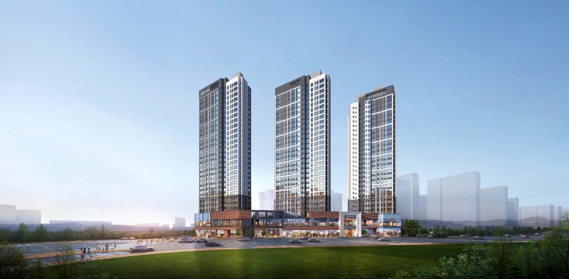 힐스테이트 인덕원 투시도.(사진=현대엔지니어링)