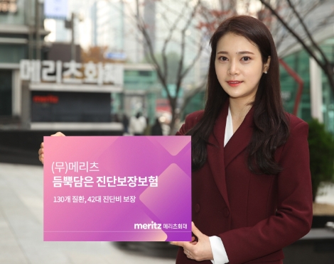 메리츠화재의 '무배당 메리츠 듬뿍담은 진단보장보험' 안내 이미지. 사진=메리츠화재