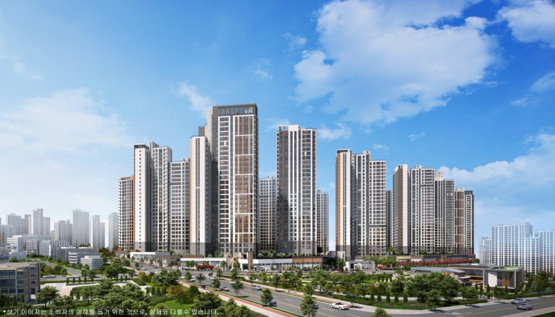 제일풍경채 검단 Ⅱ 투시도.(사진=제일건설)