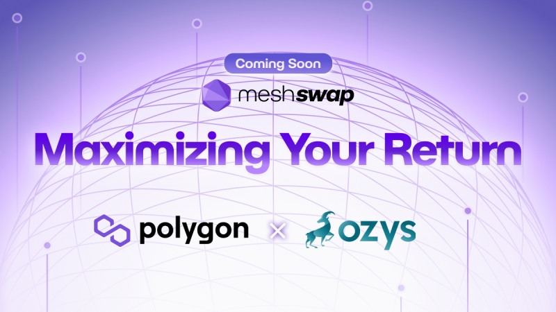 오지스, 폴리곤 체인 진출 ‘메시스왑(Meshswap)’ 선공개
