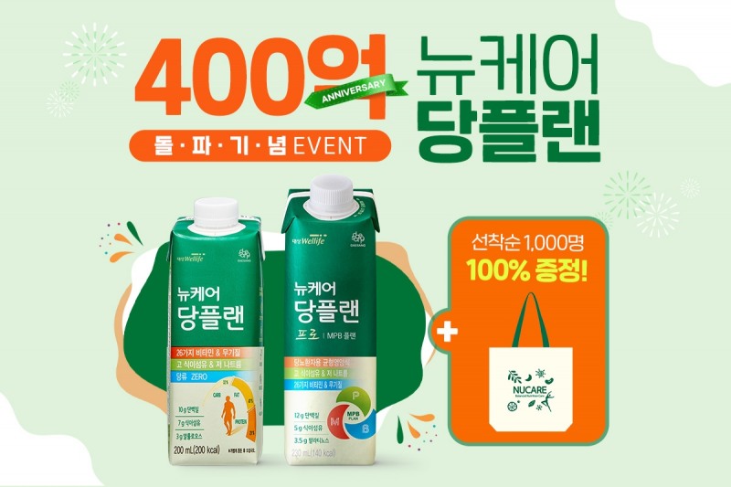 대상라이프사이언스㈜, ‘뉴케어 당플랜’ 누적 매출 400억 돌파