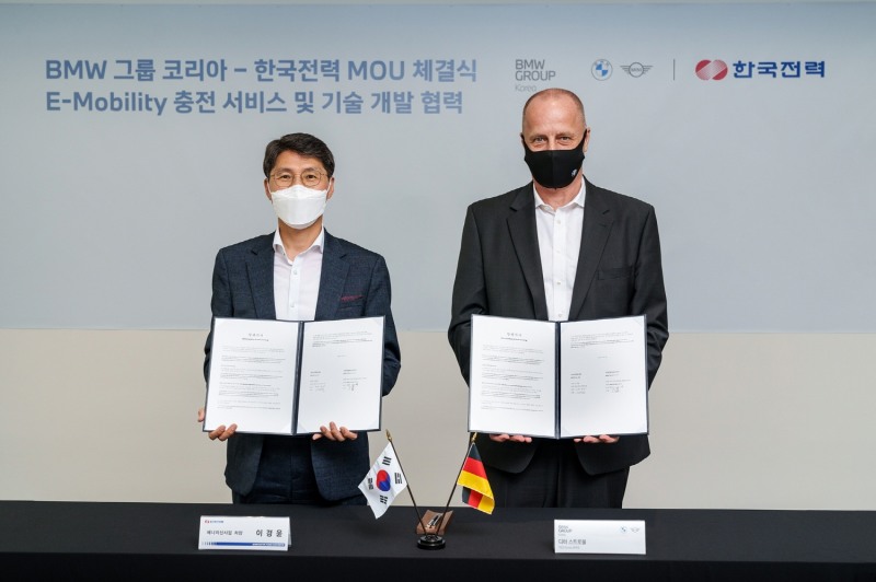 BMW, 한전과 차세대 전기차 충전서비스 ‘플러그 앤 차지’ 개발