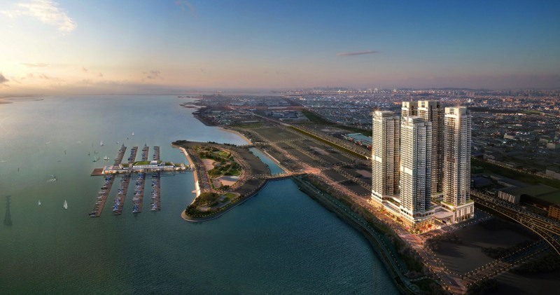 힐스테이트 라군 인 테라스 2차 조감도.(사진=현대건설)