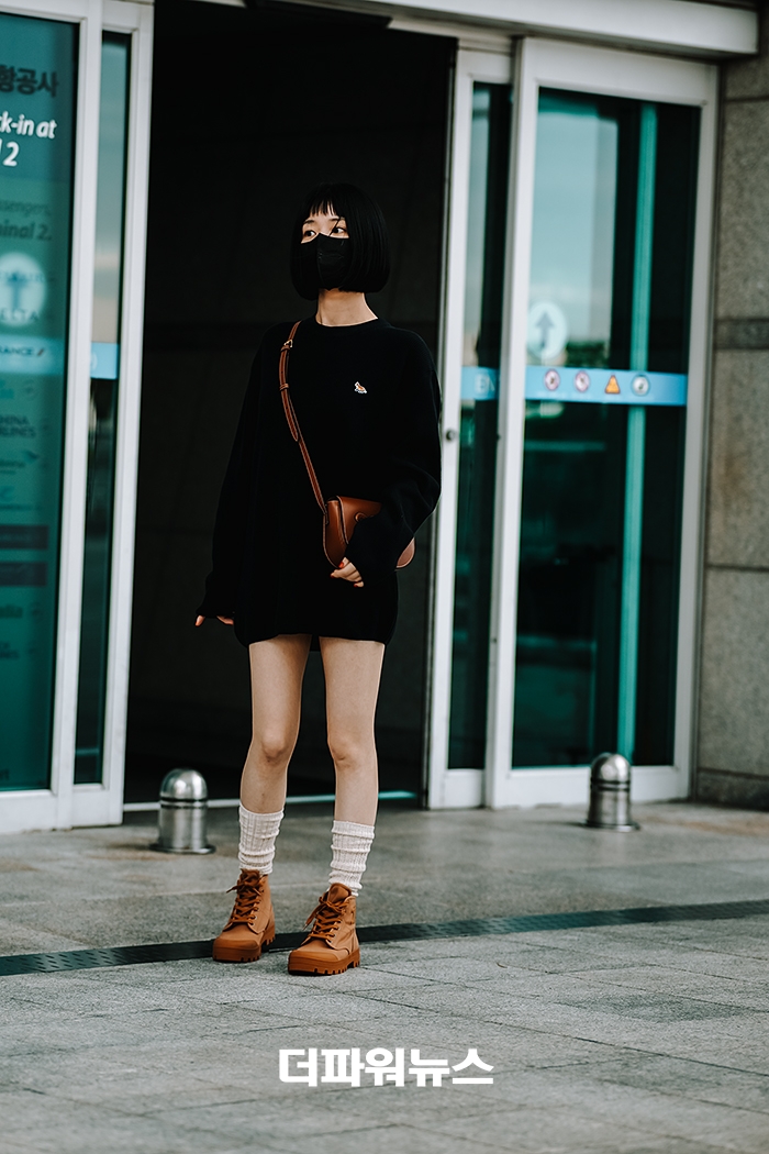 이유비, 인천국제공항 출국