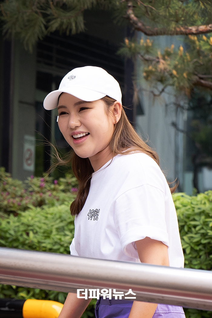 송가인, KBS 유스케 출근길