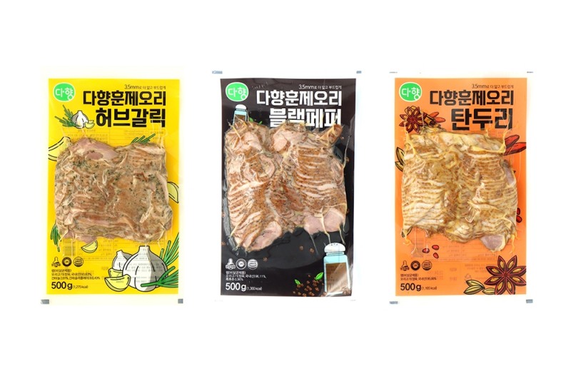 다향, MZ세대 입맛 저격! 훈제오리 3종 신제품 출시