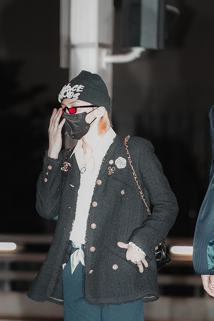 지드래곤, 인천국제공항 출국
