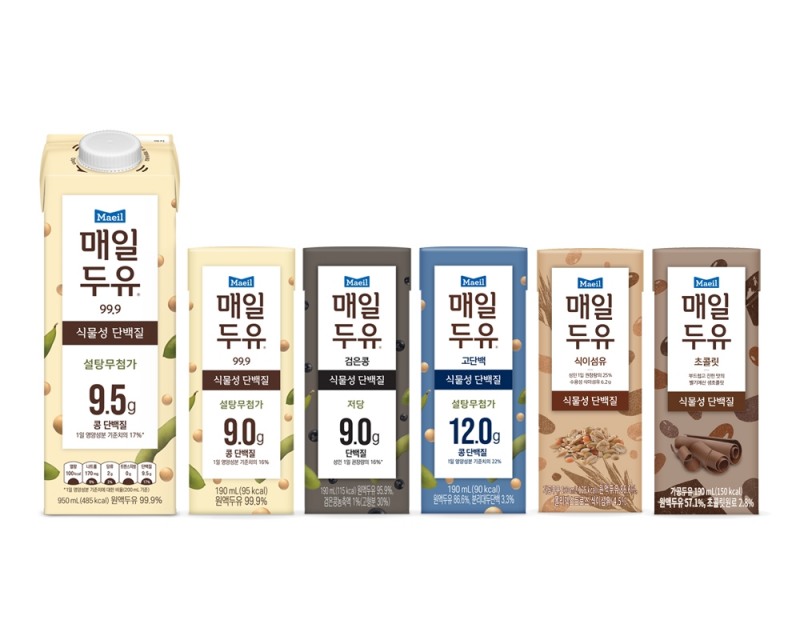 매일유업, 매일두유 99.9 대용량 패키지 리뉴얼