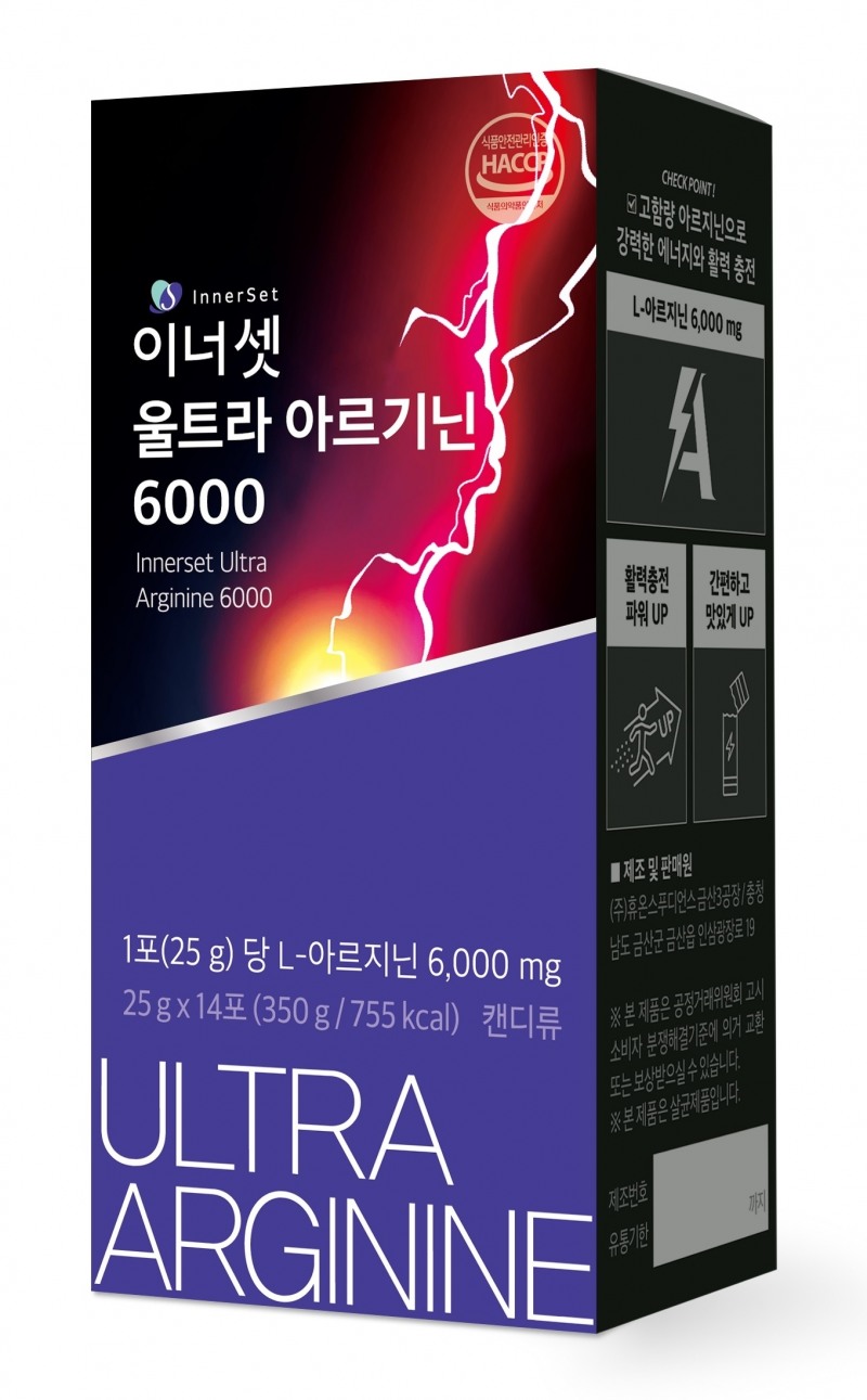 휴온스푸디언스, ‘이너셋 울트라 아르기닌 6000’ 출시
