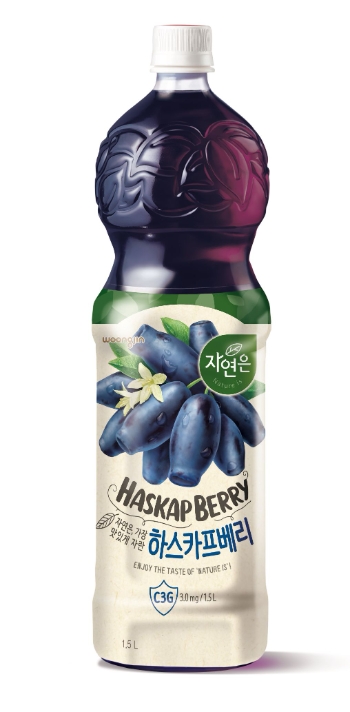 웅진식품 '자연은 하스카프베리' 출시