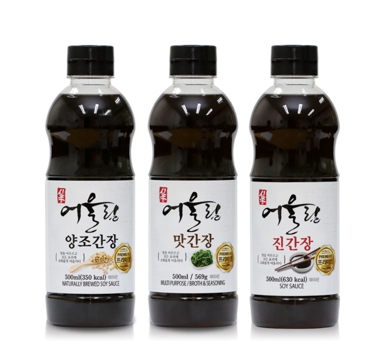 어울림 간장 3종 이미지.(사진=신송식품)