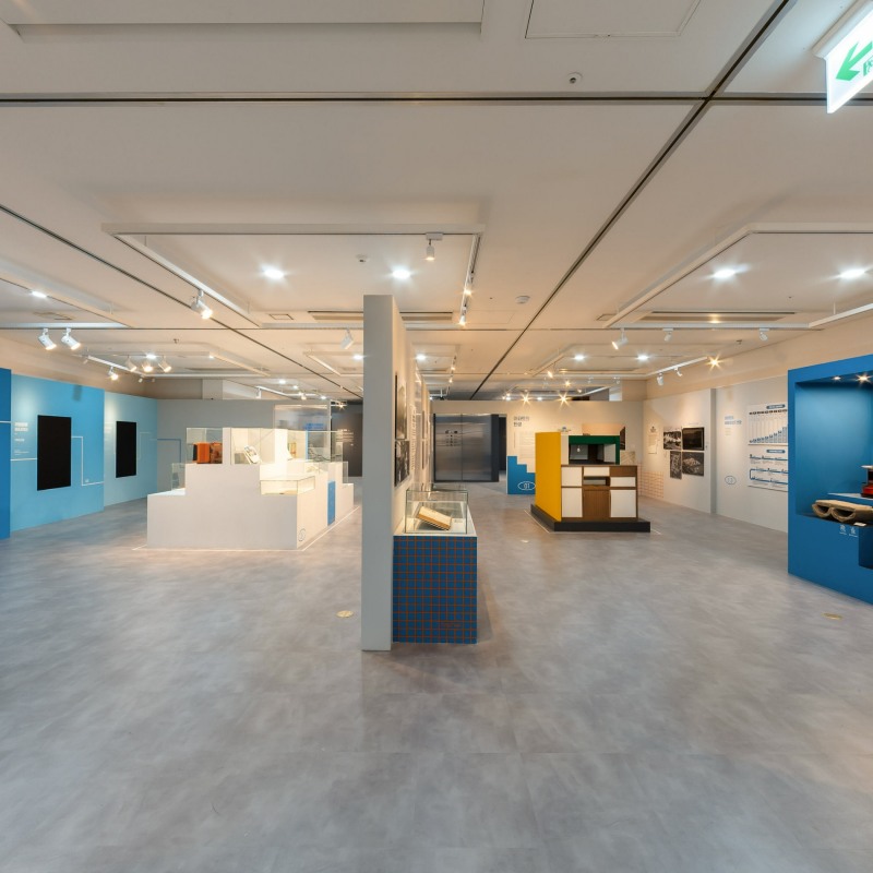 토지주택박물관 2층 전시관 모습.(사진=LH)