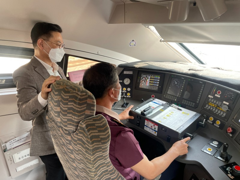 이종국 SR 대표이사 현장 안전점검.(사진=SR)