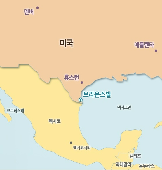 현장 위치도(브라운스빌 지역).(사진=삼성엔지니어링)