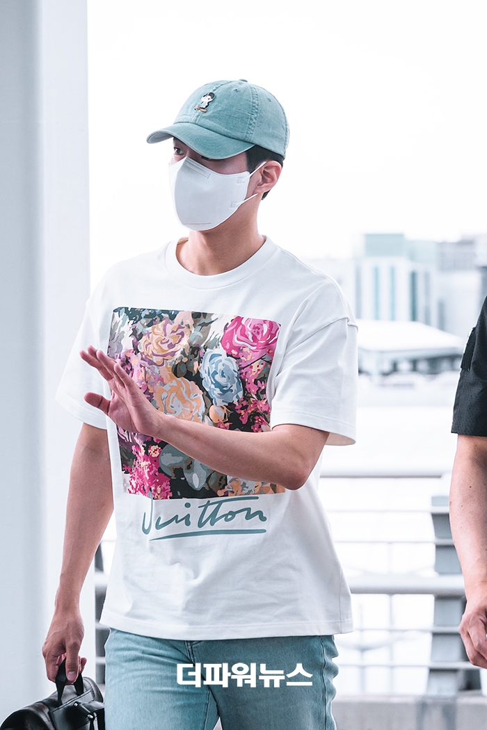 박보검, 인천국제공항 출국