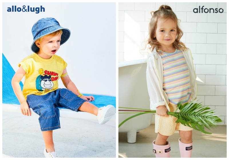 알로앤루 무릎빵데님바지 & 알퐁소 쿨링메쉬점퍼.(사진=제로투세븐)