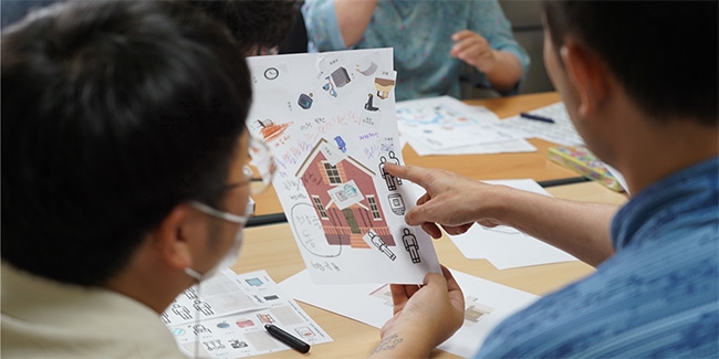 인천주거전환지원센터는 미추홀장애인종합복지관, 인천장애인자립생활센터와 함께 지난 8일 장애인 거주시설 인천시사회서비스원 미추홀 푸르내를 방문해 이용인을 대상으로 장애인 자립 지원 사업 ‘바깥서기’을 진행했다.