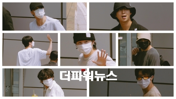 방탄소년단, Mnet 사녹 출근길