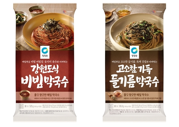 대상㈜ 청정원, 여름맞이 비빔 막국수·들기름 막국수 2종 출시