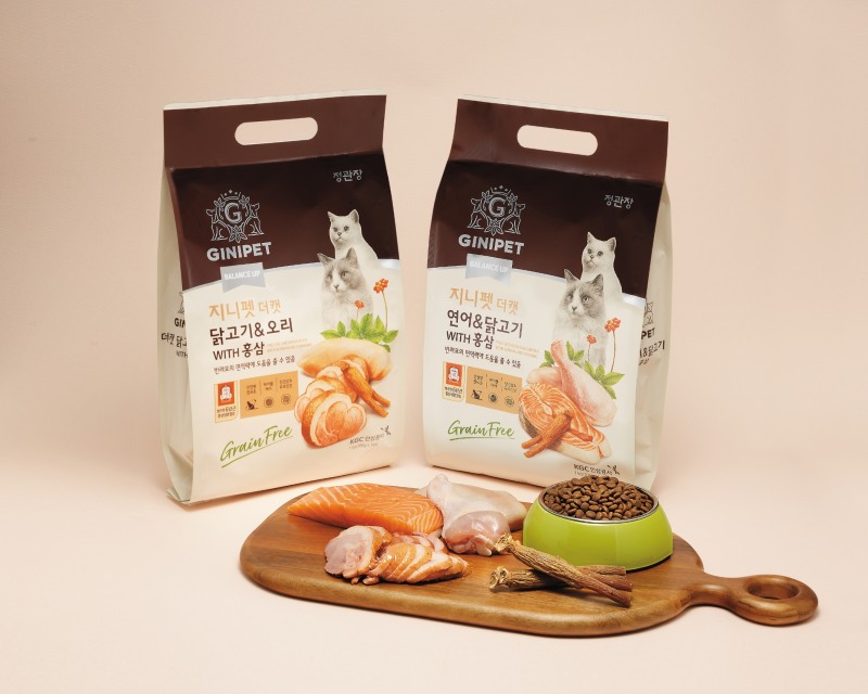 정관장 지니펫, 펫푸드 영역확장… 고양이 사료시장 진출