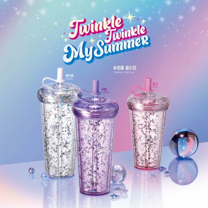 이디야커피, 여름 시즌 한정 MD ‘트윙클 콜드컵’ 3종 출시