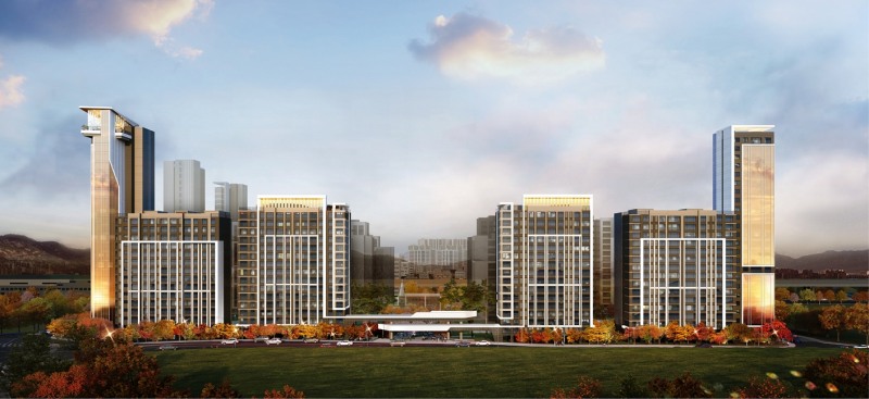 산본 무궁화주공1단지리모델링 조감도.(사진=현대건설)