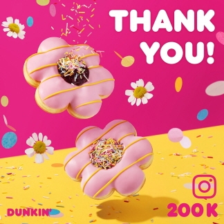 SPC 던킨, 감사의 마음 전하는 '고마워 플라워 도넛' 출시