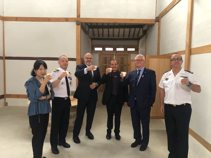 지평주조, 지평양조장에 필립 르포르 주한 프랑스 대사 방문