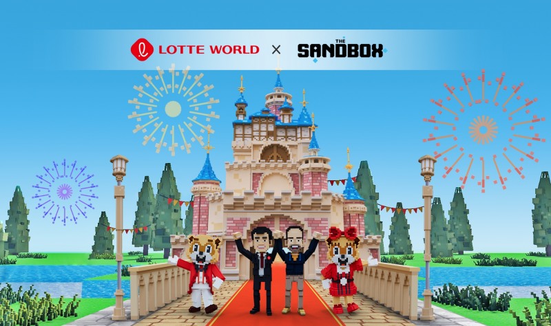 더 샌드박스, ‘롯데월드’ 메타버스 사업 파트너십 체결