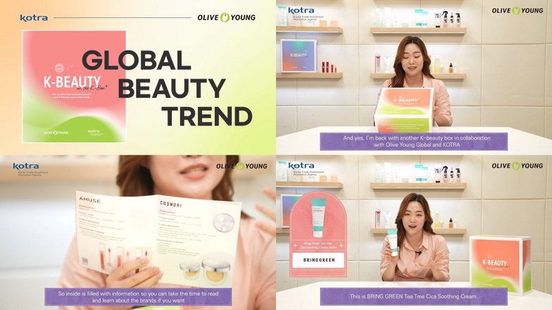 CJ올리브영XKOTRA, 케이박스 탄 中企 전 세계 31개국 바이어와 연결