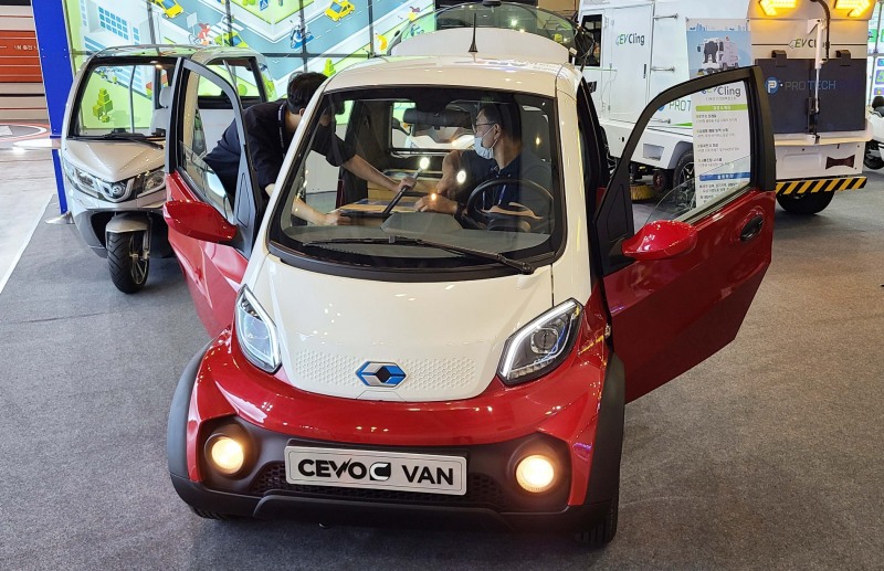 쎄보모빌리티, 1인승 배송용 전기차 ‘쎄보C 밴’ 부산모터쇼서 최초 공개