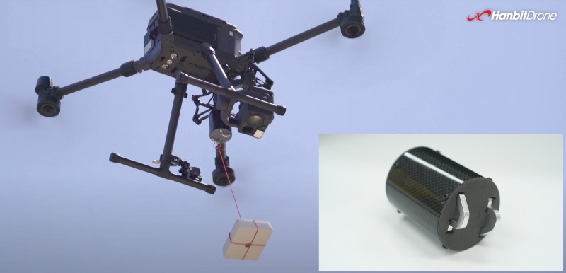 한빛드론, DJI용 '투하장치' 자체개발