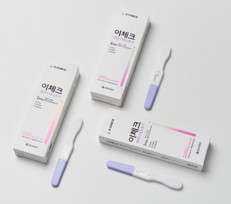 동아제약, 여성 갱년기 자가 진단할 수 있는 ‘이체크 갱년기테스트기’ 신규 론칭