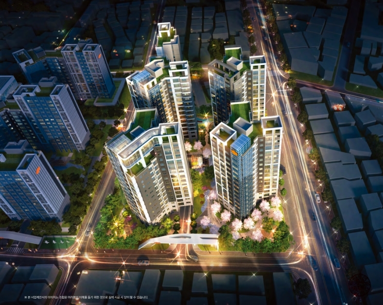 석관1-7구역 가로주택정비사업 조감도.(사진=DL건설)