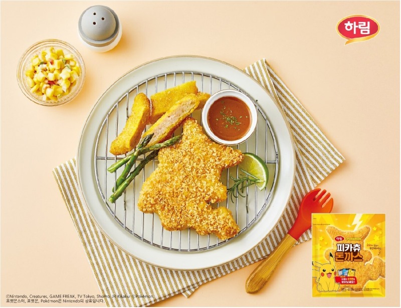 하림, 공식 라이선스 계약 통해 ‘피카츄 돈까스’ 출시